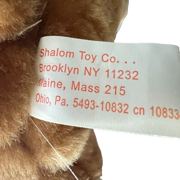 Shalom Texas Holdem Poker Playing Cap Dog Stuffed Animal Toy Brown 10” - Picture 8 of 11